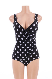 SW3.4 Black and White polkadots one piece