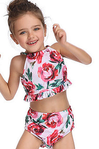 Sw53 High waisted floral bottoms (kids)