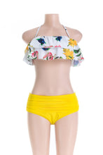 Load image into Gallery viewer, SW3 Floral Ruffle Off The Shoulder Swim Top