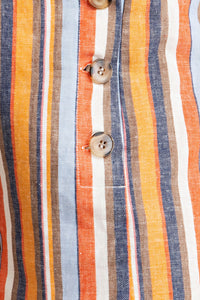 0011 Multi Color Striped Shorts