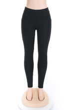 Load image into Gallery viewer, Y-0003 Black leggings with pockets